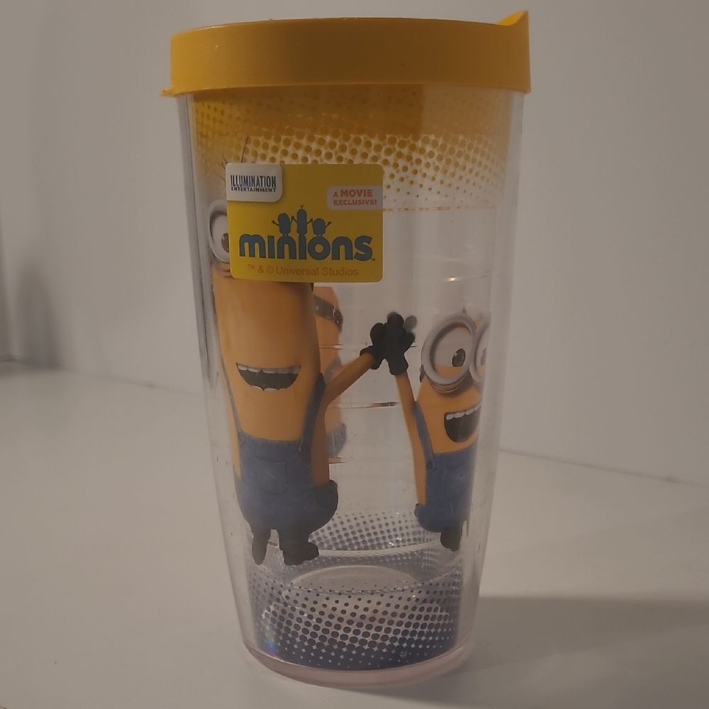 Minions Tumbler with Yellow Lid
